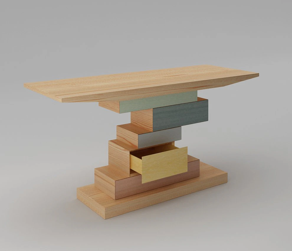 color console 3D Model .c4d .max .obj .3ds .fbx .stl .blend 