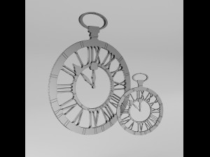 decorative clock Modèle 3D