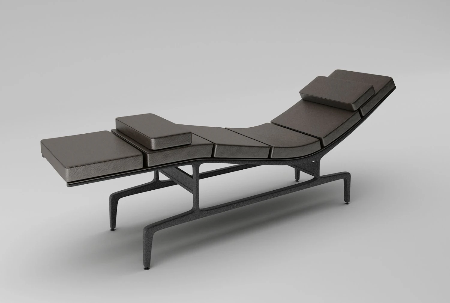 m&eacute;ridienne &agrave; coussin moelleux Modèle 3D .c4d .max .obj .3ds .fbx .stl .blend 