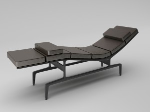 soft pad chaise Modèle 3D