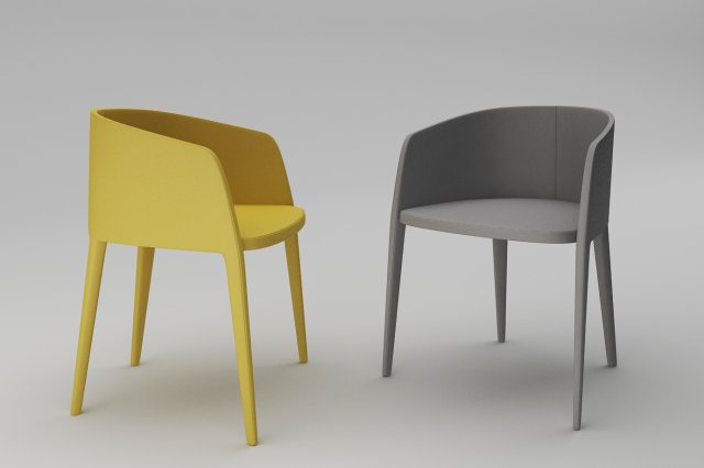 mdfitalia achille armchair Modello 3D .c4d .max .obj .3ds .fbx .stl .blend 