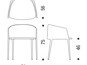 mdfitalia achille armchair Modello 3D