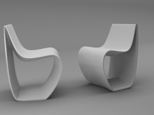 mdfitalia sign armchair Modèle 3D