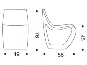 mdfitalia sign armchair Modèle 3D