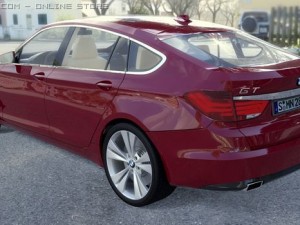 bmw 5 gran turismo 2010 3D Model