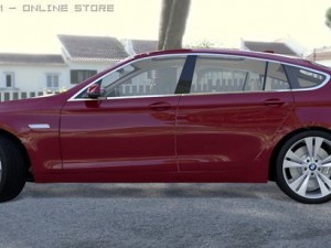 bmw 5 gran turismo 2010 3D Model