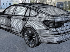bmw 5 gran turismo 2010 3D Model