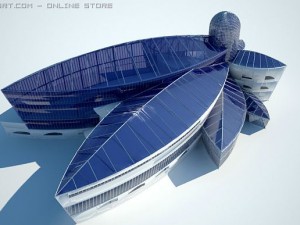 historical museum Model 3D