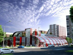 centro uffici commerciali Modello 3D