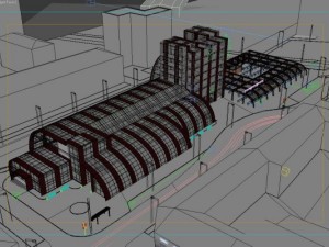 trading office center 3D Модель