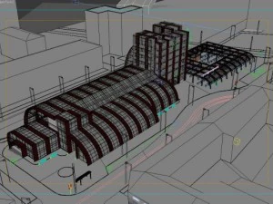 trading office center 3D Model