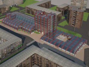 trading office center 3D Модель