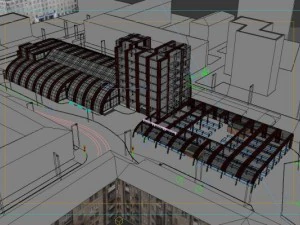 trading office center 3D Model
