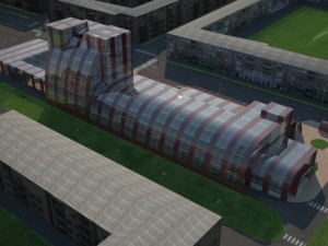 trading office center 3D Модель