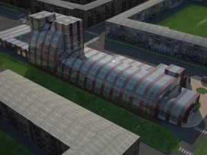 trading office center 3D Model
