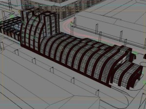 trading office center 3D Model