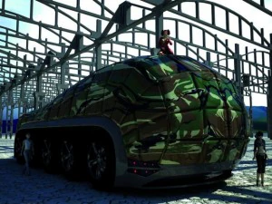 milit&auml;risches Transportfahrzeug 3D Modell