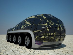 military transport vehicle 3D Model
