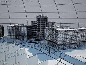 freedom square ukrainian 3D Model