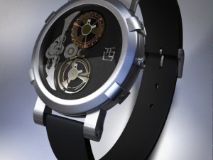 wrist watch  steam punk style 3D 模型