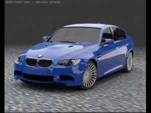bmw m3 2007 3D-Modell