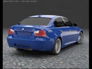 bmw m3 2007 3D Model