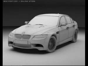 bmw m3 2007 3D Model