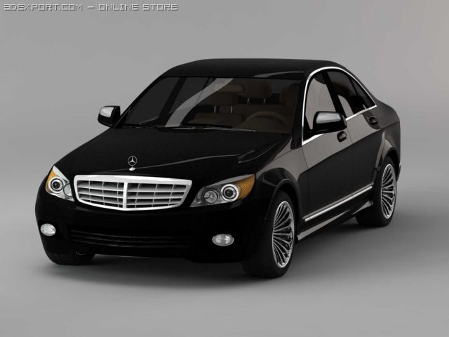 mercedes  c class 3D मॉडल .c4d .max .obj .3ds .fbx .stl .blend 