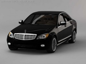 mercedes  c class 3D-Modell