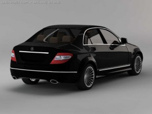 mercedes  c class 3D मॉडल