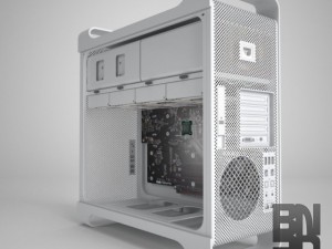 apple mac pro 3D 모델