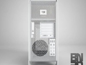 mela mac pro Modello 3D