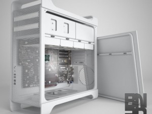 apple mac pro 3D 모델