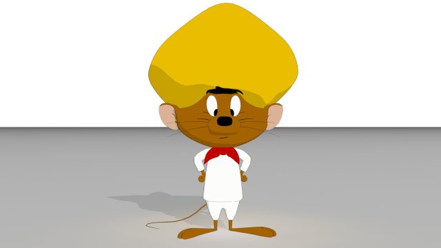 Speedy gonzales Modelo 3D .c4d .max .obj .3ds .fbx .stl .blend 