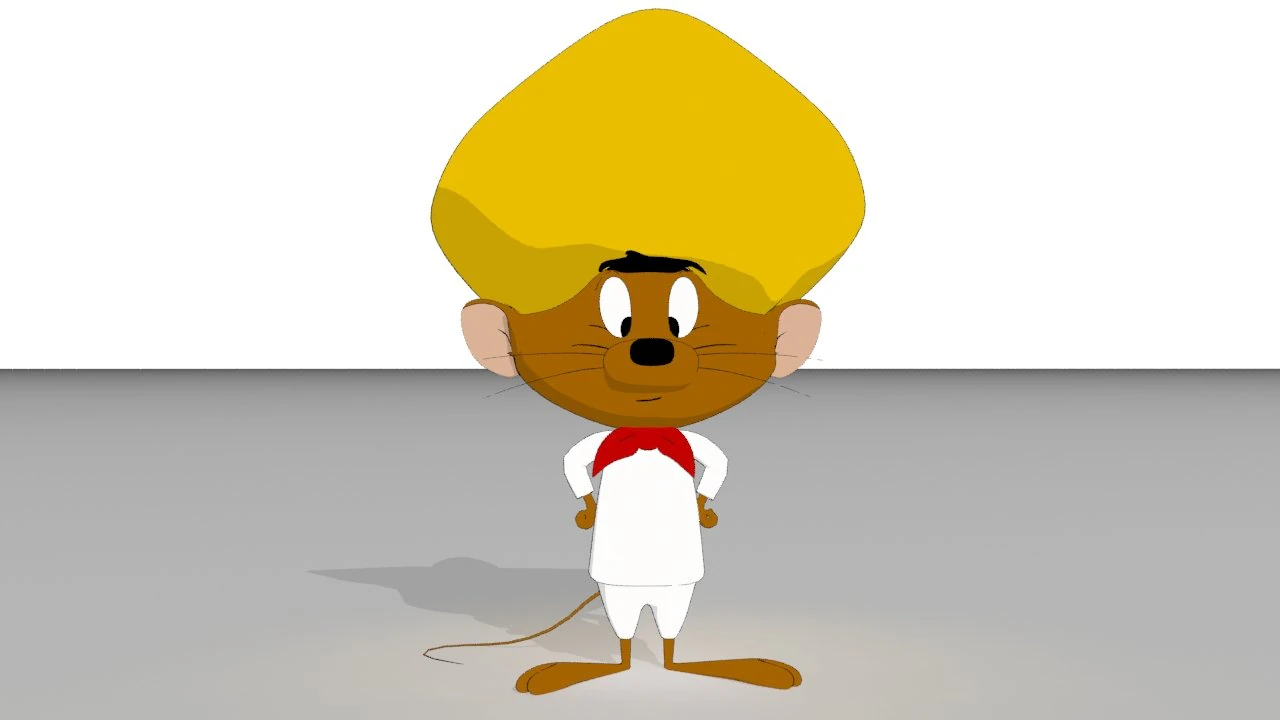 Speedy gonzales 3D Model .c4d .max .obj .3ds .fbx .stl .blend