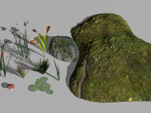 swamp assets Modello 3D