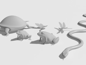 swamp assets Modello 3D