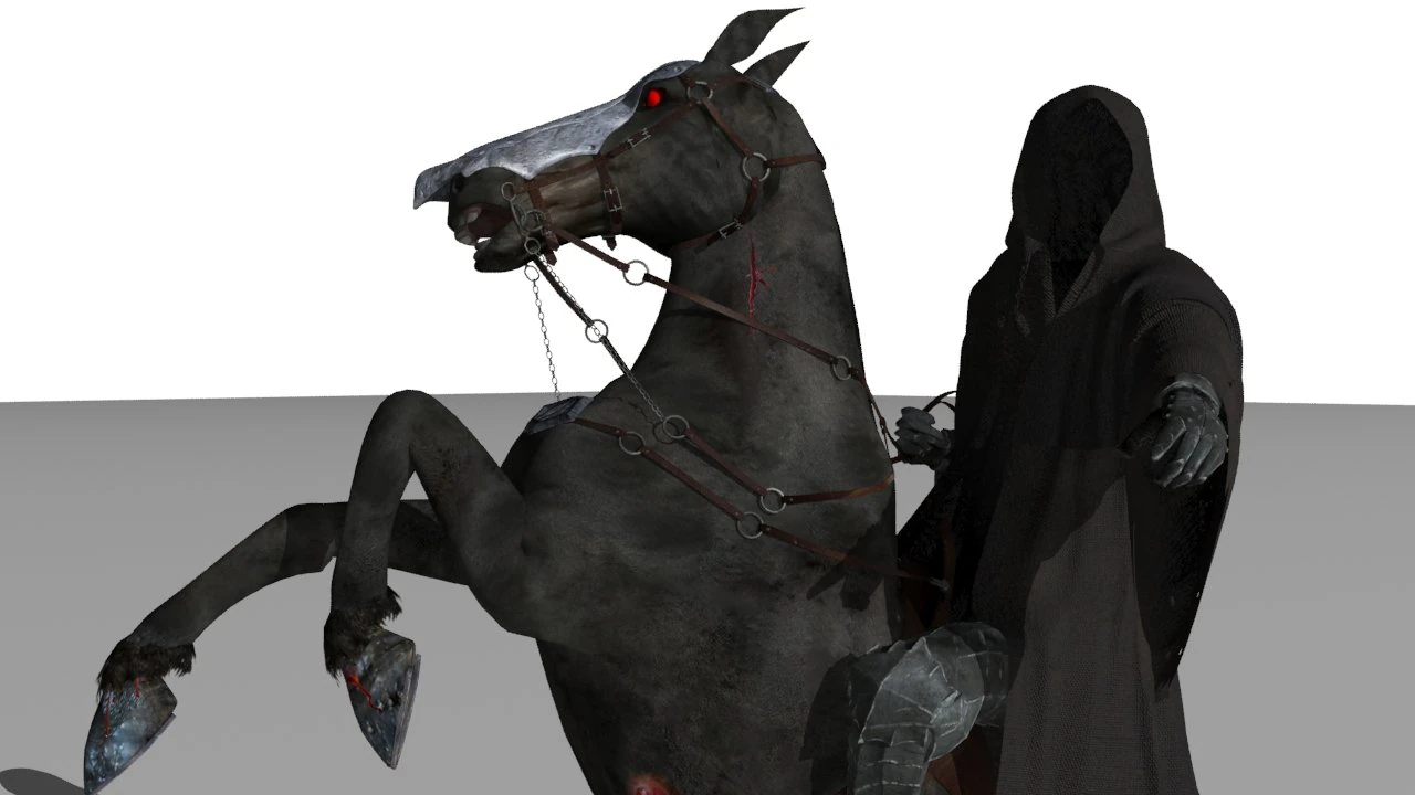 Dark rider 3D Model .c4d .max .obj .3ds .fbx .stl .blend 