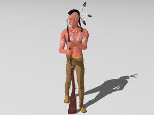 indian Model 3D