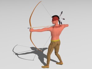 indian Modello 3D