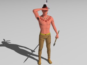 indian Modello 3D