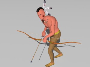 indian Modello 3D