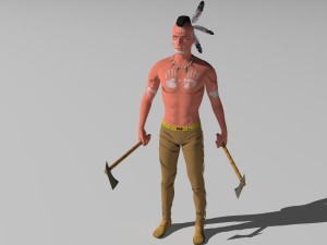 indian Modello 3D