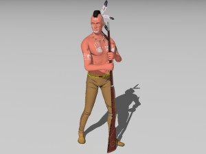 indian Modello 3D
