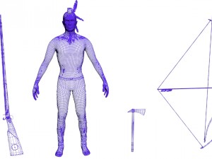 indian Modello 3D