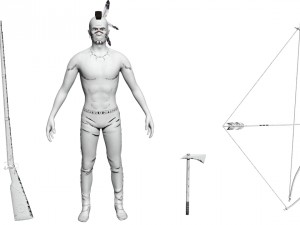 indian Modello 3D