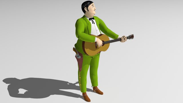 cico Model 3D .c4d .max .obj .3ds .fbx .stl .blend 