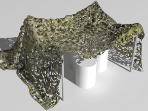 camo net Modello 3D