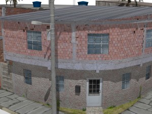 Favela street 3D Model