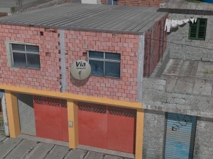 Favela street 3D Model
